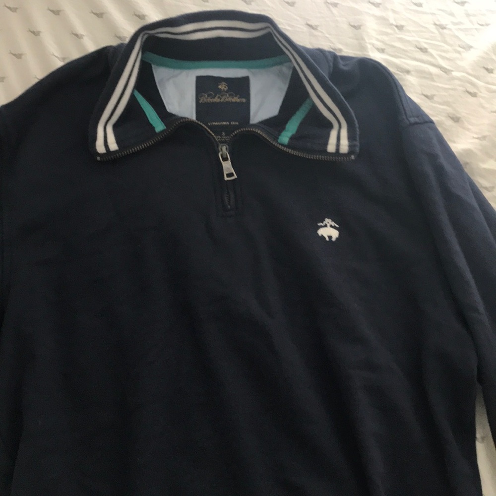 Brooks brothers quarter zip sweatshirt